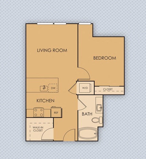 Tempo PDX Apartments C6 Floor Plan